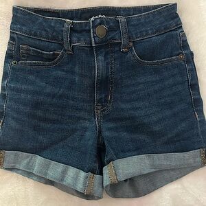aeropostale high rise jean shorts